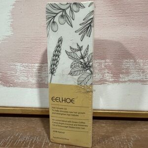 EELHOE Hair Growth Oil 60ml | Castor Argan Coconut Rosemary | New Sealed
